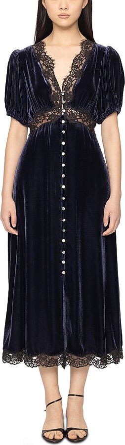 Sea Clarice Puff Sleeve Midi Dress