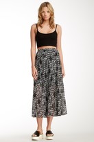 Thumbnail for your product : Vince Camuto Scribble Graphic Chiffon Maxi Skirt