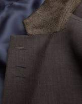 Thumbnail for your product : Brown Slim Fit End-On-End Business Suit Wool Jacket Size 36 by Charles Tyrwhitt