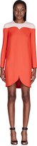 Thumbnail for your product : Stella McCartney Red Cut-Out Tunic Dress