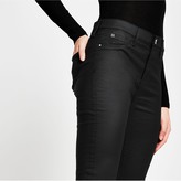 Thumbnail for your product : River Island Tall Mid Rise Coated Molly Jegging - Black