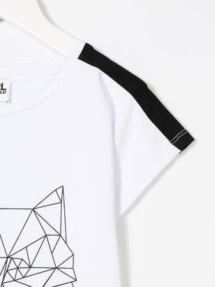 Karl Lagerfeld Paris origami cat print T-shirt