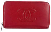 Thumbnail for your product : Chanel Timeless Caviar Zip-Around Wallet