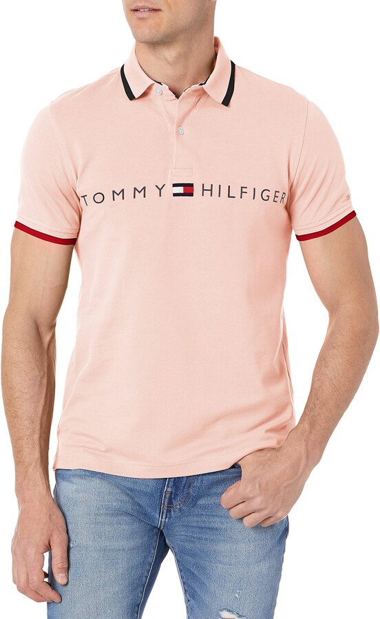 Tommy Hilfiger Pink Men's Short Sleeve Shirts on Sale | Shop the world's  largest collection of fashion | ShopStyle