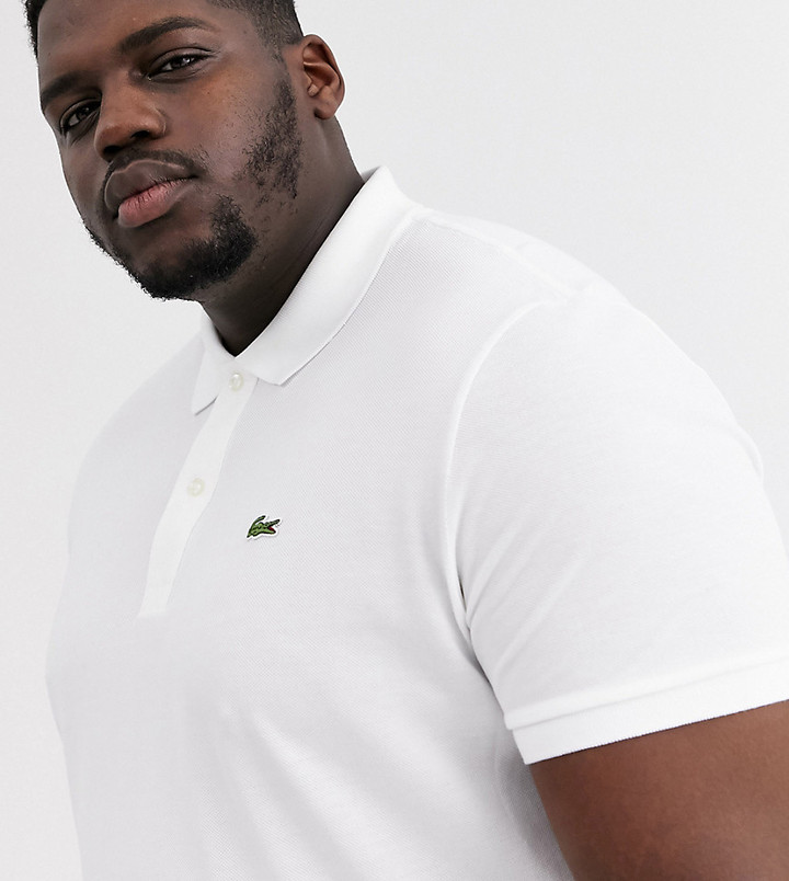White Lacoste Polo Slim | Shop the world's largest collection of fashion |  ShopStyle