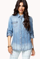 Thumbnail for your product : Forever 21 Life In Progress™ Chambray Shirt