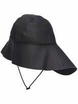 Thumbnail for your product : Kassl Editions Wide-Brim Rubber-Effect Hat
