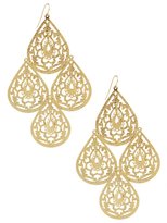 Thumbnail for your product : Forever 21 Etched Tear Dangle Earrings