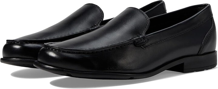 Rockport Classic Loafer Lite Venetian Men's Slip on Shoes Black II : 6.5 W (EE) Leather