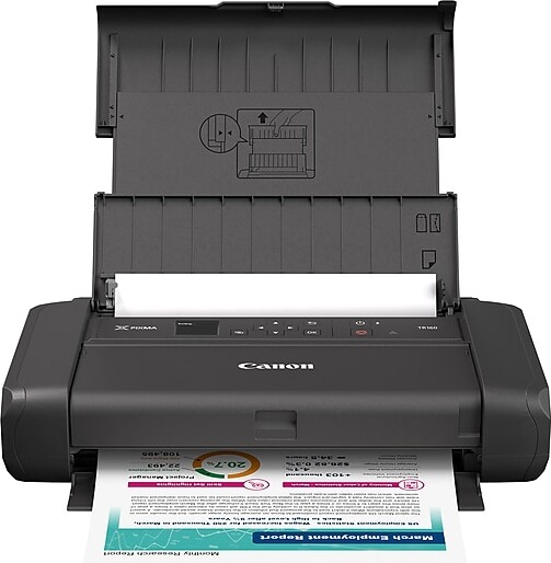 Canon PIXMA TR160 Wireless Color Portable Print Only Inkjet Printer, Best for Home Office (7069C002[AA])