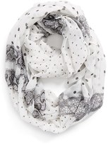 Thumbnail for your product : BP Polka Dot Infinity Scarf (Juniors)