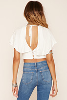 Thumbnail for your product : Forever 21 FOREVER 21+ Strappy Open-Back Crop Top