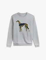 Thumbnail for your product : Ted Baker Leyyton whippet-motif cotton jumper