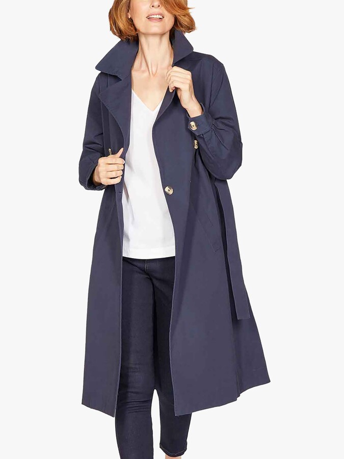 navy rain mac womens