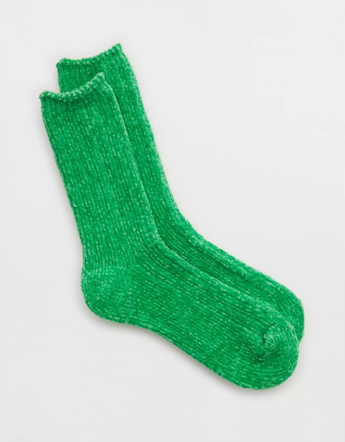 aerie Chenille Crew Socks ShopStyle