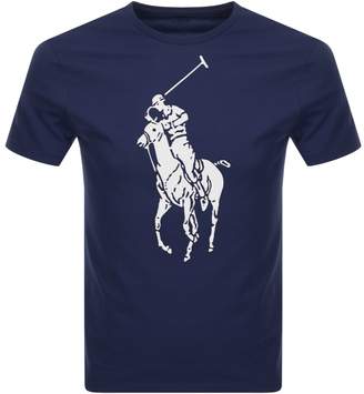 Ralph Lauren Polo Player Custom Fit T Shirt Navy