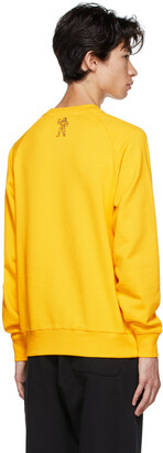 Billionaire Boys Club Yellow Embroidered Logo Sweatshirt