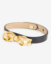 Thumbnail for your product : Ted Baker Leather Loop Bow Bracelet Black