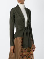 Thumbnail for your product : Etro knot V-neck cardigan - women - Wool - 42