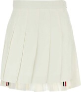 High-Waist Pleated Mini Skirt 