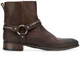 Thumbnail for your product : John Varvatos side zip buckle ankle boots