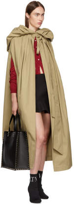 RED Valentino Red Cashmere and Silk Cropped Cardigan