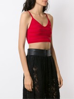 Thumbnail for your product : Andrea Bogosian Pluto knit cropepd top