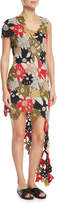 Thumbnail for your product : Rosetta Getty Sleeveless Floral-Crochet Sweater Tunic