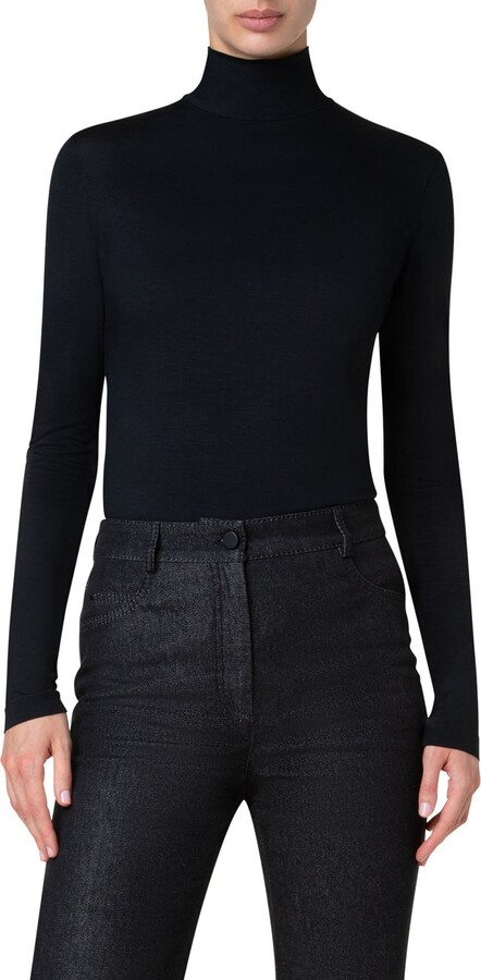 Akris Punto Stretch Modal Turtleneck