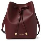 Thumbnail for your product : Lauren Ralph Lauren Mini Leather Drawstring Bucket Bag