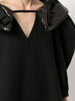 Thumbnail for your product : SHUSHU/TONG sequin-collar A-line dress