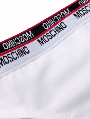 Moschino Logo-Waistband Thong