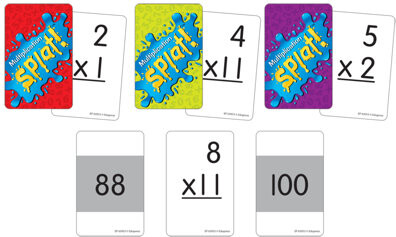 Teacher Created Resources Multiplication Splat Card Game
