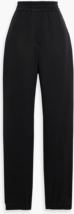Brunello Cucinelli Cotton-blend jersey track pants