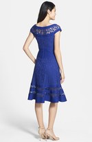 Thumbnail for your product : Tadashi Shoji Cap Sleeve Lace Fit & Flare Dress (Regular & Petite)