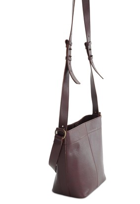 Point Leather Satchel Bag