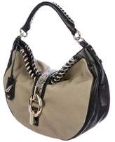 Thumbnail for your product : Diane von Furstenberg Sutra Laced Canvas Hobo