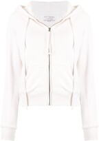 Thumbnail for your product : Nili Lotan Cropped Zip-Up Hoodie