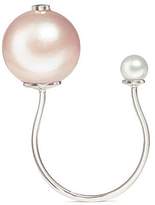 Thumbnail for your product : Delfina Delettrez 'Pearl Piercing' diamond 18k white gold ring