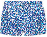 Thumbnail for your product : Frescobol Carioca Mid-Length Printed Swim Shorts