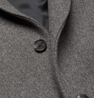 A.P.C. Manteau Melange Wool-Blend Overcoat - Men - Gray