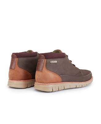 Barbour Nelson Leather Flexi Sole Chukka Boots Colour: BROWN, Size: UK