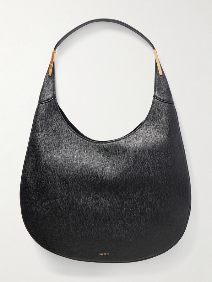 Savette Florence Textured-leather Tote - Black