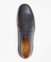 Thumbnail for your product : Brooks Brothers 1818 Footwear Textured Leather Chukka Sneakers