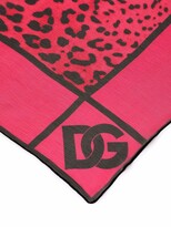 Thumbnail for your product : Dolce & Gabbana Leopard-Print Silk Scarf