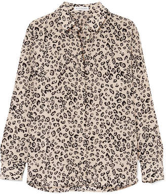 Altuzarra Chika Leopard-print Silk Crepe De Chine Shirt - Beige