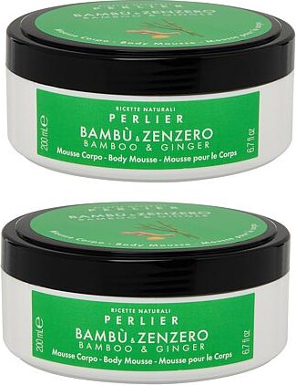 Perlier Bamboo & Ginger Body Mousse 2-pack