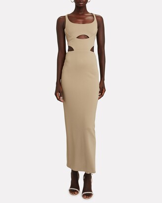 brandon maxwell midi dress
