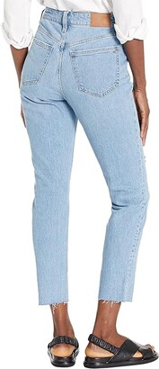 Madewell Curvy Perfect Vintage Jeans with Rips and Raw Hem in Bradwell Wash (Bradwell Wash) Women's Jeans