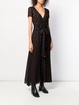 Thumbnail for your product : RED Valentino Heart Print Wrap Dress